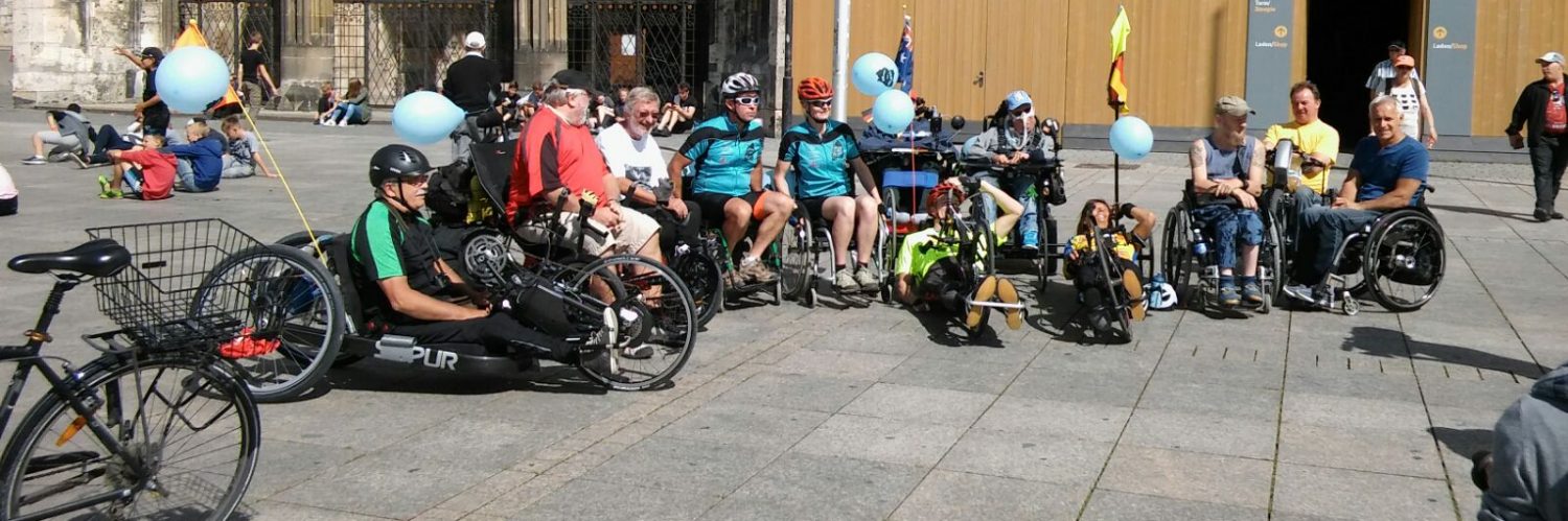 Im Rollstuhl durch Ulm mit Rollstuhlsportlern des TSG Söflingen