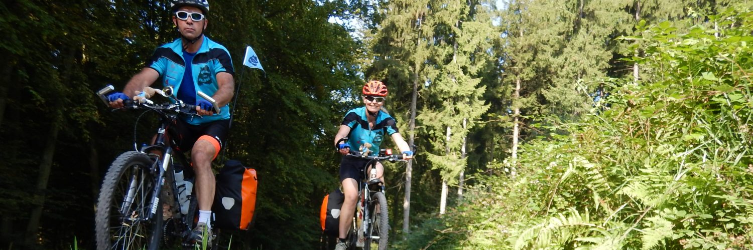 Umrundung Baden-Württembergs mit Mountainbikes durch den Odenwald